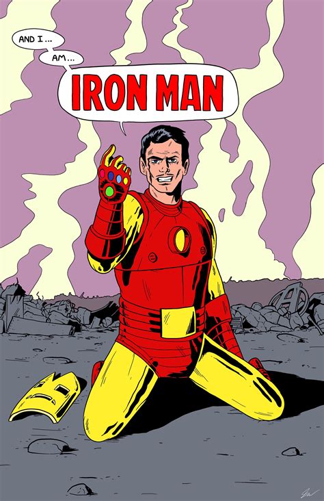 Re-Did the Ironman endgame drawing. I think its a big improvement over