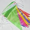 Topeedy M Multicolor Bunting Banner Nylon Pennant Banners With