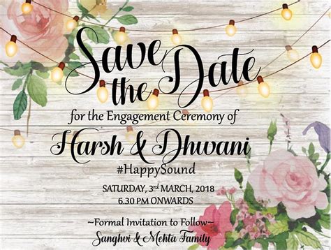 40 Best Save The Date Invites For Your Indian Wedding Unique Simple