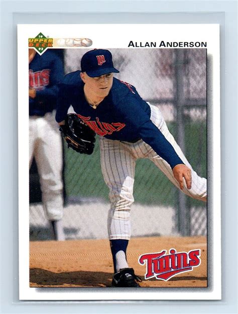 Upper Deck Allan Anderson For Sale Online Ebay