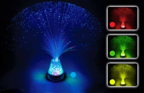 Playlearn Sflcc Fiber Optic Lamp Color Changing Crystal Base Colors