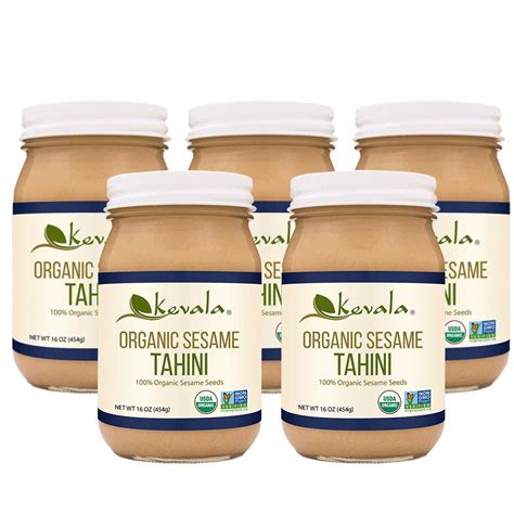 Kevala Organic Tahini 16 oz (Pack of 5)