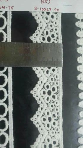 White Cotton Gpo Lace 02 For Saree At Rs 150 Meter In Jaipur ID