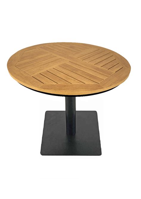 Grande Table & Round Top – Wood Plastic (Outdoor) – Expats Partner