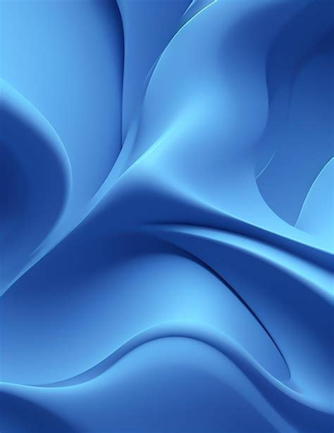 Premium Photo | 3D Blue abstract background generator by ai