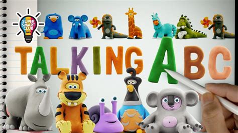 Fun Animal Alphabet Song Colorful Clay A To Z And Word Games In Talking