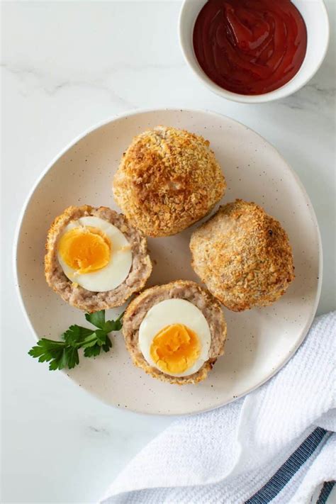 Air Fryer Scotch Eggs Hint Of Healthy