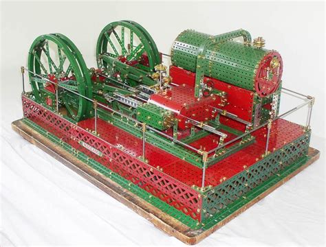 Twin Cylinder Steam Engine Meccano Model Page 28 Meccano Meccano Models Steam Engine