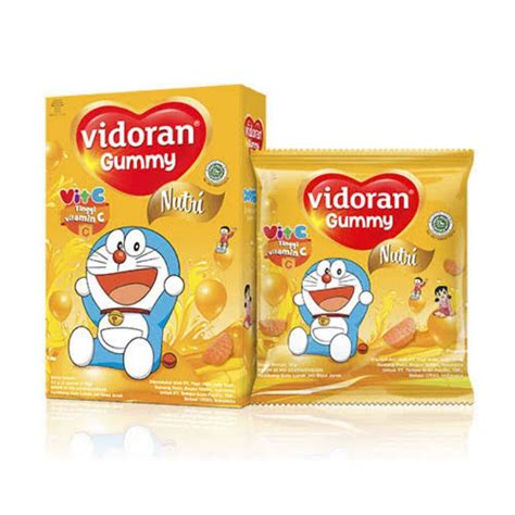 Vidoran Gummy Multivitamin Gummy Vitamin C Soft Sugar Flower Jelly