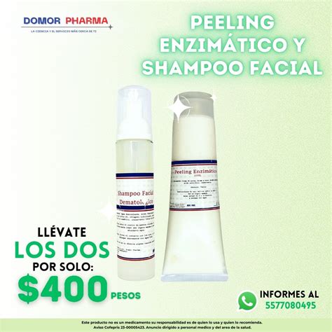Peeling Enzimatico y Shampoo Facial – Domorpharma