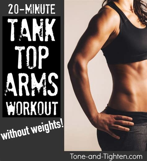 At-Home Arm Workout Without Weights | #site_title | Arm workouts ...