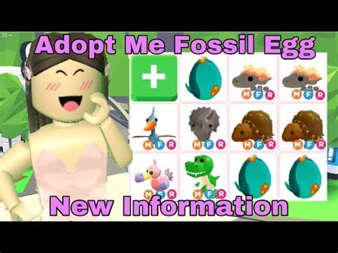 Adopt Me Fossil Egg All New Information Trading New Locations