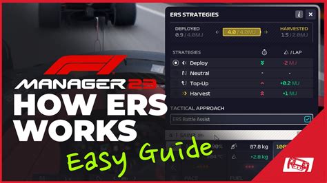 How ERS Works In F1 Manager 2023 Complete ERS Guide