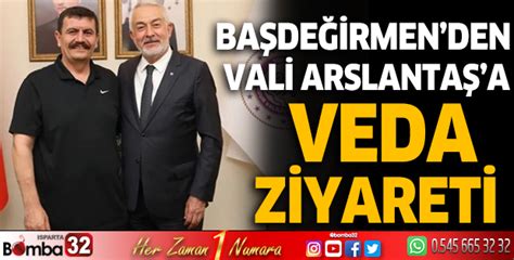 Başdeğirmen den Vali Arslantaş a veda ziyareti