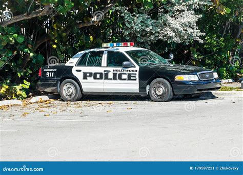 Hollywood Police Department Car in South Florida Editorial Photo ...