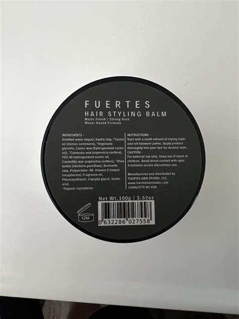 Fuertes Styling Balm 25 Conus Only Shipped Tuesday Rpomade