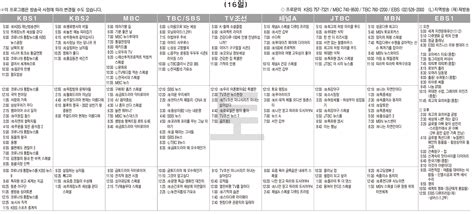 7월16일토 Tv 편성표 영남일보 사람과 지역의 가치를 생각합니다