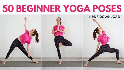 50 Must-know BEGINNER YOGA POSES | Yoga for beginners ...