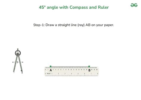 Construction Of Angles Using Protector And Compass