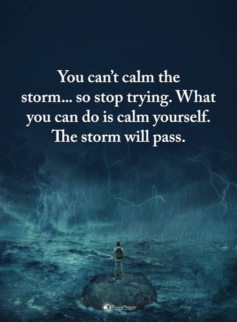 You Cant Calm The Stormso Stop Trying What You Can Do Is Calm