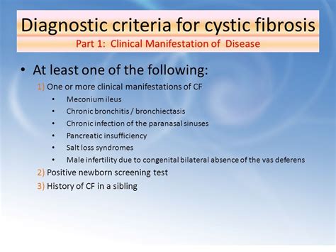 CYSTIC FIBROSIS