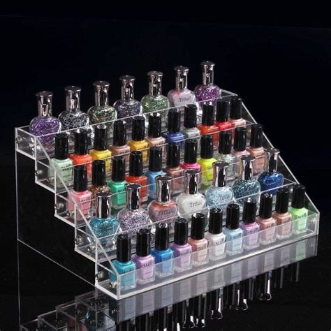 Five Tier Acrylic Display Stand Acrylic Nail Polish Acrylic