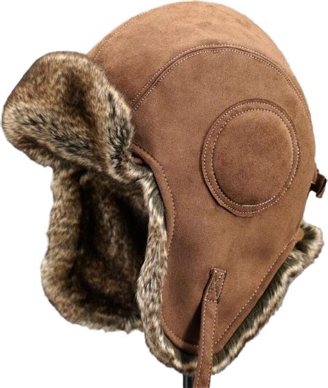 USTZFTBCL Sombrero De Piloto De Invierno Para Hombre Sombrero Ruso