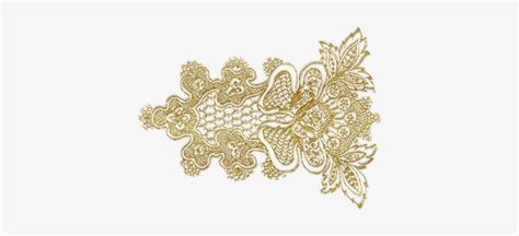 Exquisite Gold Lace Cliparts For Elegant Designs Premium Graphics