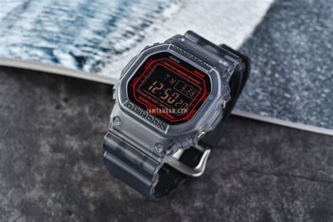 Casio G Shock DW B5600G 1 DW B5600G 1DR Digital Dial Black Transparent