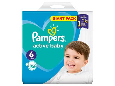 Diapers Pampers Giant Pack N6 13 18kg 56pc 950130 0831