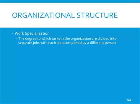 Organizational Structure Design Ppt