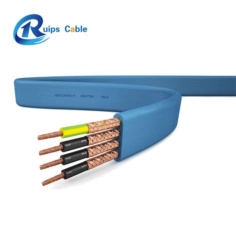 Multiconductor Flat Cable Screened Restraining Fire Propagation