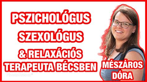 Mészáros Dóra szexológus és relaxációs terapeuta Bécsben YouTube