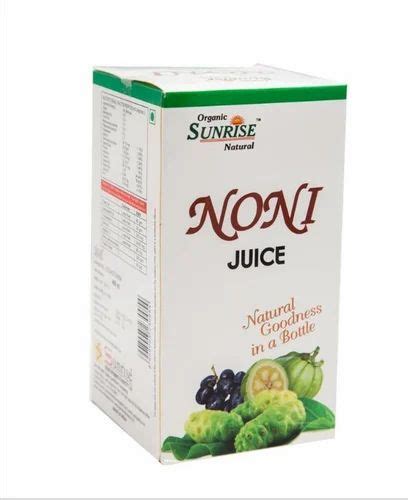 Green Sunrise Organic Noni Juice Morinda Citrifolia Hsn Code 2009