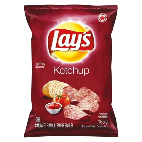 Lays Ketchup Chips 165g. | Iqbal Foods Inc