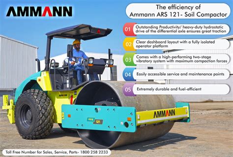 Ammann Soil Compactor With Maximum Reliability Lower Operating Cost