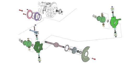 Кулаки поворотные спайсер УАЗ - Хантер
