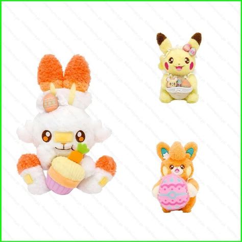 Hobby Pokemon X Easter Plush Dolls T For Kids Home Decor Pikachu