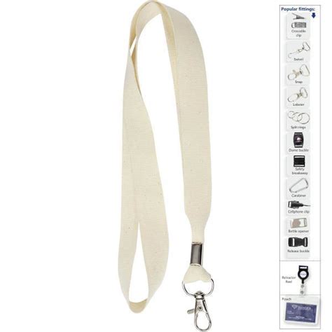 Cotton Petersham Lanyard With 1 Col Swivel Lan10012x Blue Chip Branding