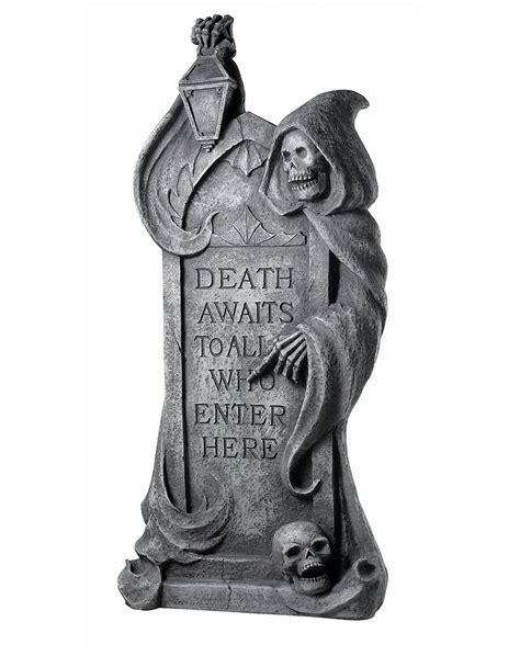 32 Reaper Resin Tombstone Spirit Halloween Wikia Fandom