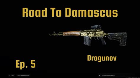 Starting Snipers With The Worst One Road To Damascus Dragunov Modern