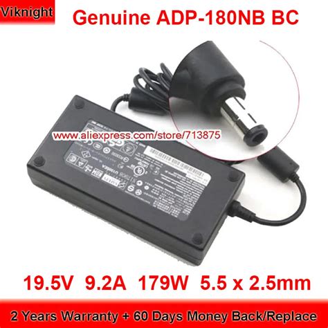 Genuine Delta V A Adp Nb Bc Laptop Charger For Msi Gt Qd