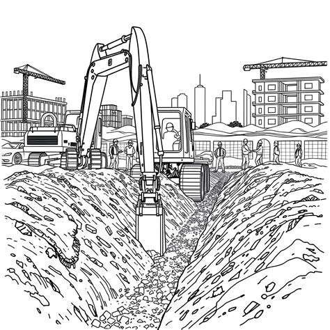 Free Printable Backhoe Coloring Pages [2025]
