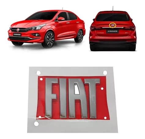 Emblema Cromado Letreiro Fiat Cronos Original 100246257