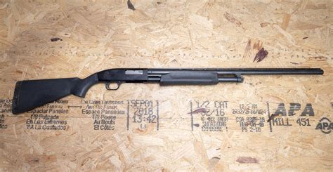 Mossberg Maverick 88 12 Gauge Police Trade In Shotgun With Black Synthetic Stock Sportsman S