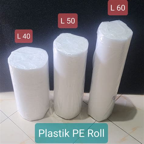 Jual Plastik Roll Pe Kg Packing Ikan Koi Dll Lebar Cm Kab