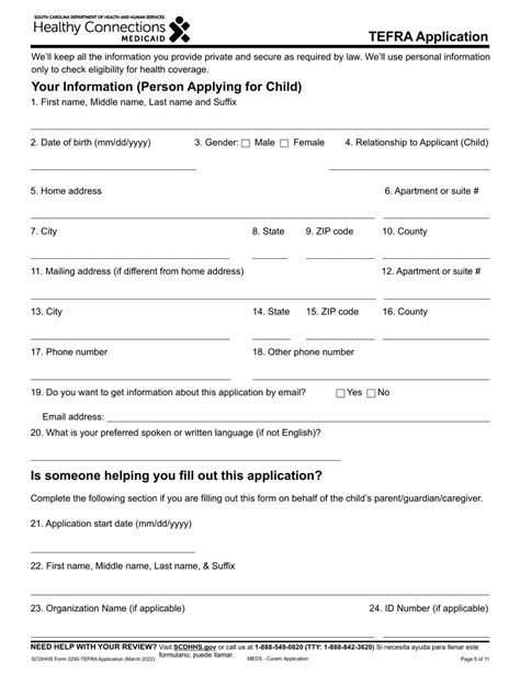 Dhhs Form 3290 Fill Out Sign Online And Download Fillable Pdf South Carolina Templateroller