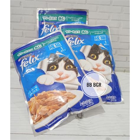 Jual Felix Makanan Sachet Kucing Gr Shopee Indonesia