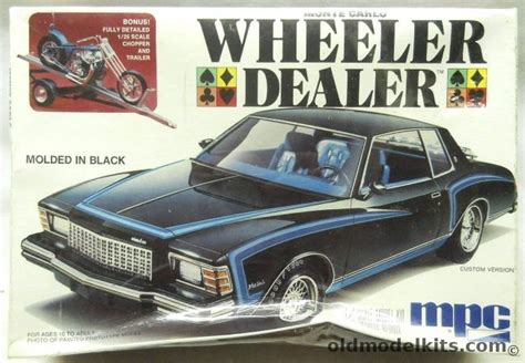 MPC 1 25 Chevrolet 1979 Monte Carlo Wheeler Dealer With Chopper