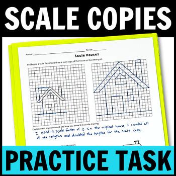 Scale Drawing Practice Worksheet